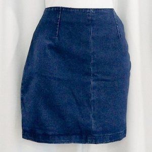 Forever 21 Denim Blue Skirt Size Large
